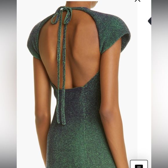 Isa Boulder | Shield Stretch-Rayon Knitted Mini Dress - Nightshade - Picture 5 of 13